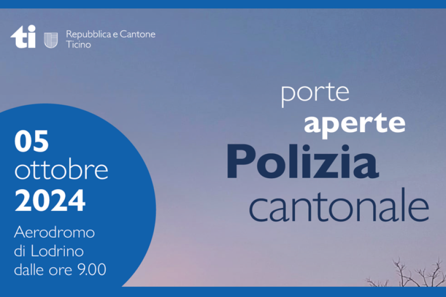 Porte aperte Polizia Cantonale – 05 ottobre 2024 a Lodrino