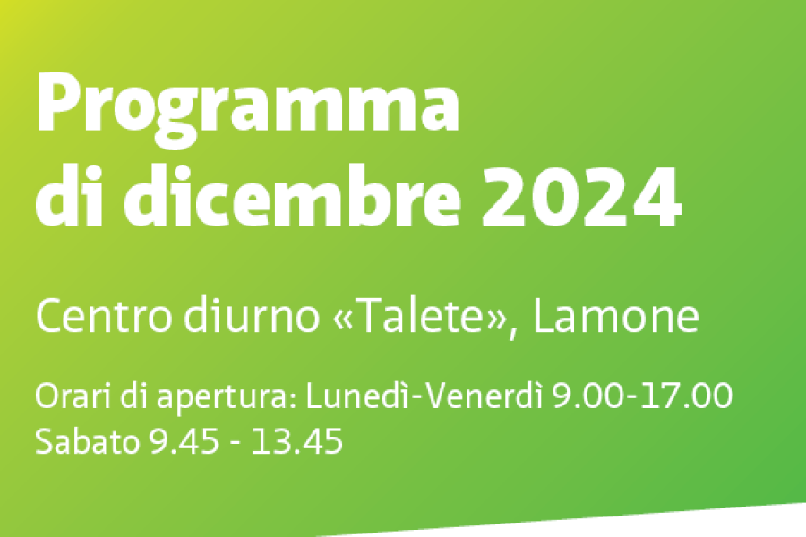 CDSA Lamone – Programma Dicembre 2024 + Mercatino di Natale a Bergamo