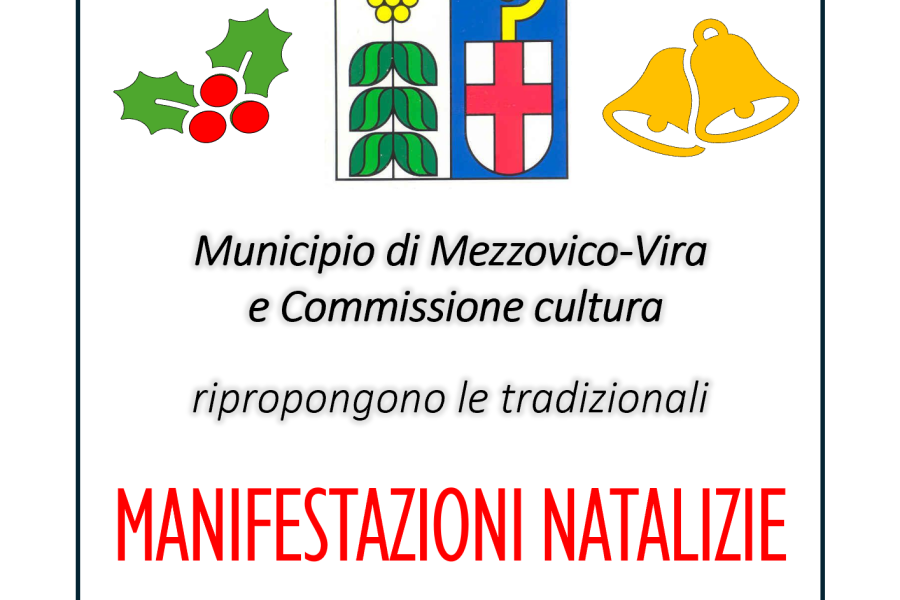 Invito manifestazioni Natalizie – Mezzovico-Vira