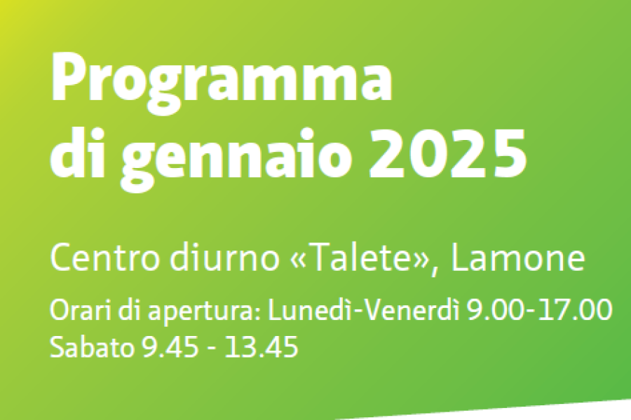 CDSA Lamone – Programma Gennaio 2025