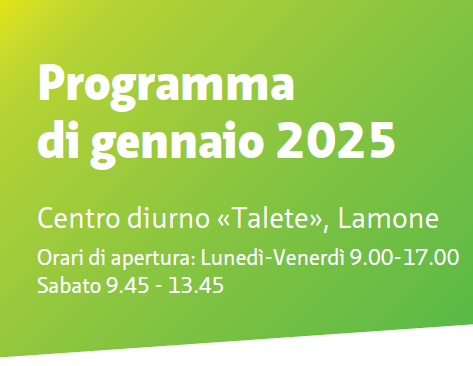 CDSA Lamone – Programma Gennaio 2025